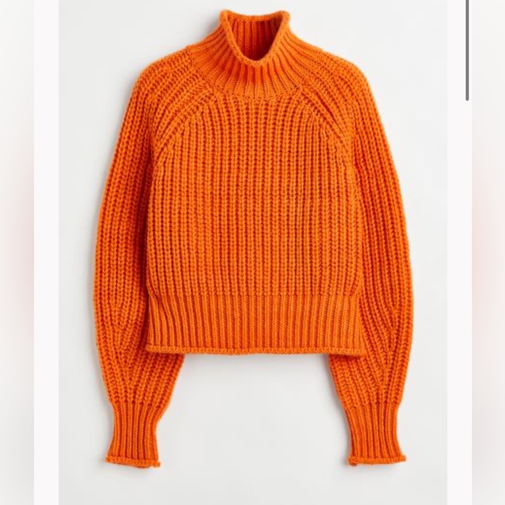 H&M Orange Sweater